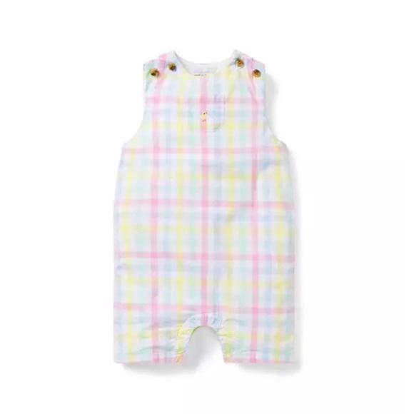 Janie and Jack Other - Brand New Janie and Jack Baby Plaid Romper, Size 6-12 Months, NWT